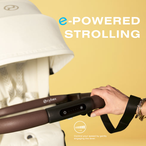 Cybex e-Gazelle S Electronic Assist Single-to-Double Stroller